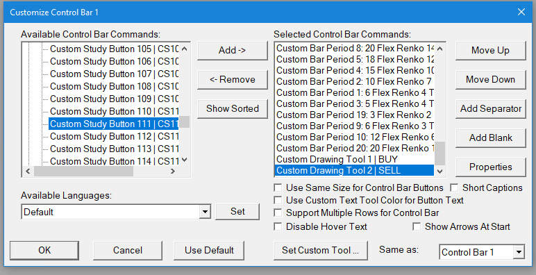 Adding ACS Control Bar Buttons for Studies – Forgiving Computers